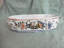 Jardiniere faience decor d'occasion  Saint-Cyr-en-Val