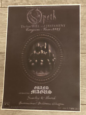 Opeth concert poster - Glasgow march 2025 live music show tour - gig memorabilia comprar usado  Enviando para Brazil