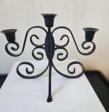 Black gothic candleabra for sale  POOLE