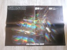 Simson poster prospekt gebraucht kaufen  Borken