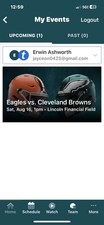 Philadelphia eagles cleveland for sale  Pleasantville
