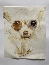 Vintage watercolour stylised for sale  LONDON