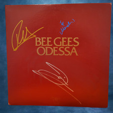 The Bee Gees - disco de vinil assinado - Odessa - 3 assinaturas comprar usado The Bee Gees - disco de vinil assinado - Odessa - 3 assinaturas comprar usado  Enviando para Brazil