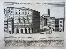 1624 Lauro, Giacomo, Teatro Di Marcello, Theatrum Marcelli Palatium Sabellore comprar usado  Enviando para Brazil