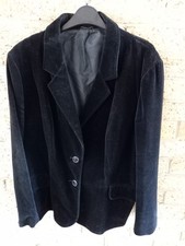 Black velvet jacket for sale  TEDDINGTON