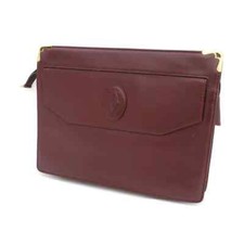 Bolsa de mão Cartier Must Line Business couro bordô 26x19x5cm usada comprar usado  Enviando para Brazil