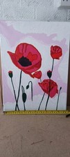 Poppy canvas wall for sale  NORTHAMPTON