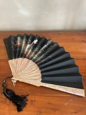 Magnifique grand Éventail ancien en nacre jolie décor, usado comprar usado  Enviando para Brazil