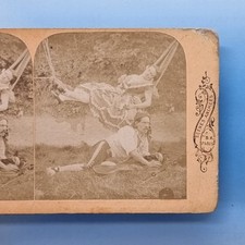 Victorian risque stereoview for sale  TELFORD