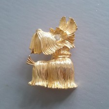 Vintage brooch gold for sale  STAFFORD
