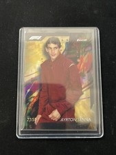 Refrator Ayrton Senna 2024 Topps Finest F1 Formula 1 base ouro comum /50 comprar usado  Enviando para Brazil