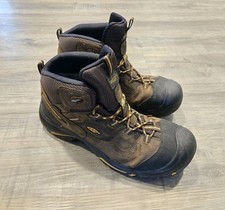 Usado, Keen Braddock Botas de Trabalho Utilitárias Impermeáveis Masculinas Tamanho 15D Biqueira de Aço Couro Médio comprar usado  Enviando para Brazil