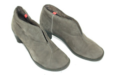 CAMPER Mujer Zapatos Bota Tacón Talla 7 Europa 37.5 Gris Gamuza Cuero S9285 segunda mano  Embacar hacia Argentina