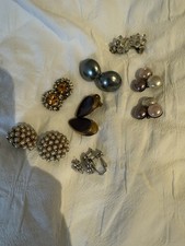 Vintage clip earrings for sale  SHERBORNE