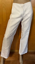 Pantalone bianco lino usato  Roma