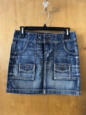 Saia jeans feminina Old Navy azul lavada em pedra regular casual - 0 comprar usado  Enviando para Brazil