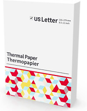 Papel Termico para Impressora Tamano Carta 8,5 x 11 Oficina Multiproposito Blanco, usado comprar usado  Enviando para Brazil