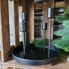 Schwarz metall adventskranz gebraucht kaufen  Friedrichstadt