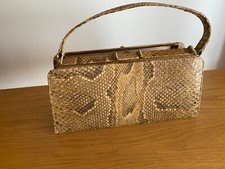 Vintage python skin for sale  EDINBURGH