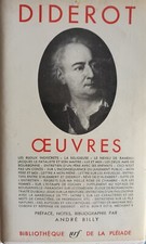 Diderot oeuvres pléiade d'occasion  Marseille I