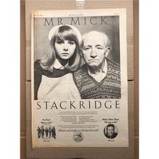 Stackridge mick poster for sale  CHESTERFIELD