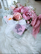 Hübsche shabby blumendeko gebraucht kaufen  Bitburg