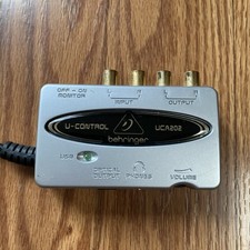 Interface de áudio USB usada Behringer U-Control UCA202 comprar usado  Enviando para Brazil