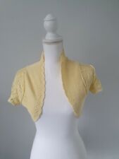 Women yellow shrug for sale  HORSHAM