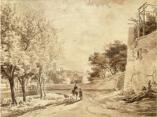Camille corot lavis d'occasion  Paris XI