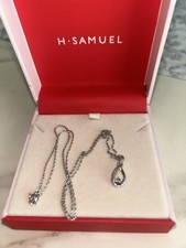 Sterling silver diamond for sale  ROMFORD