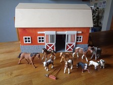 Schleich scheune pferdestall gebraucht kaufen  Limburg a. d. Lahn