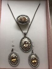 925 silber schmuckset gebraucht kaufen  Lennestadt