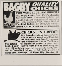 1942 print bagby for sale  Sterling Heights