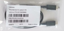 Cabo Thunderbolt4 40Gbps 100W 5K tela 4K USB-C geração 2 vídeo 0,7M para Lenovo comprar usado  Enviando para Brazil