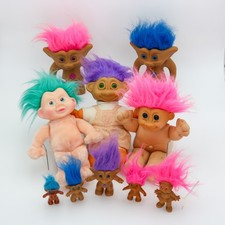 Vintage Troll Lalka Partia 10 figurek DARMOWA WYSYŁKA Ace Nowość Russ M.T - 2 - 12 cali na sprzedaż  Wysyłka do Poland