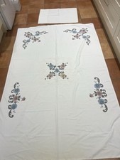 Embroidered floral single for sale  CAMBRIDGE
