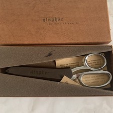 Faca Gingher Vintage Borda 8 Tesouras Tesoura Cromada Brasil Caixa Guarda Incluída  comprar usado  Enviando para Brazil