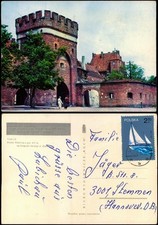 Pocztówka Thorn Toruń Brama Mostowa z poł. XV w. 1975 na sprzedaż  Wysyłka do Poland