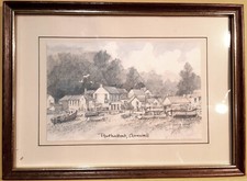 Porthallow cornwall framed for sale  EAST GRINSTEAD