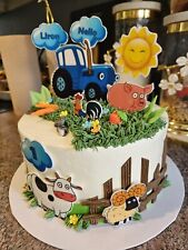 Animals Essbar Tractor Farm Tortenaufleger Torte  Geburstag Zuckermasse + TEXT comprar usado Animals Essbar Tractor Farm Tortenaufleger Torte  Geburstag Zuckermasse + TEXT comprar usado  Enviando para Brazil