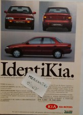 KIA SEPHIA 1994 IDENTIKIA PUBBLICITÀ ADVERTISING WERBUNG CLIPPING AUTO comprar usado  Enviando para Brazil