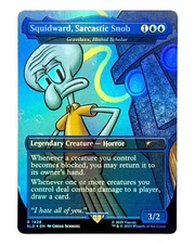 Mtg squidward sarcastic usato  Spedire a Italy