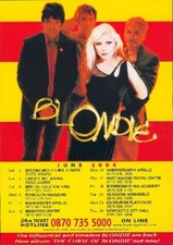 Blondie 2004 tour for sale  WREXHAM