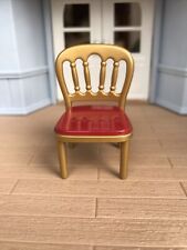 Juego de muebles de día de boda Sylvanian Families REPUESTOS silla de oro rojo recepción segunda mano  Embacar hacia Argentina