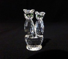 Estatueta em miniatura SWAROVSKI CRISTAL STYLE 1,5" PÁSSAROS CORUJA figura ornamental comprar usado  Enviando para Brazil