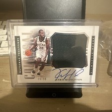 Usado, 2018-19 National Treasures Khris Middleton Colossal Auto Patch #CM-KHS SP /99 comprar usado  Enviando para Brazil