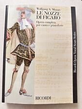 Wolfgang A. Mozart Le Booze Di Figaro Opera completa per canto e pianoforte, usado comprar usado  Enviando para Brazil