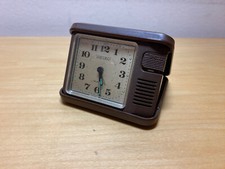 Usado, Vintage - Despertador de Viagem - SEIKO - Quartzo - Plástico - Não Funciona comprar usado  Enviando para Brazil