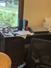 Shaped heavy desk for sale  Church Hill