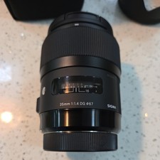 Adaptador Sony SIGMA 35mm F1.4 para DG Art CANON 815732 grátis excelente estado comprar usado  Enviando para Brazil